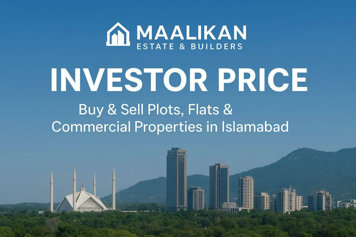 Investor Price – Maalikan Estate & Builders Islamabad